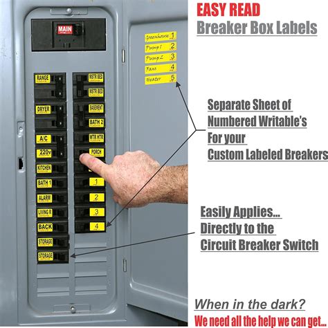 how to decipher electrical box labels for circuits|electrical breaker box safety tips.